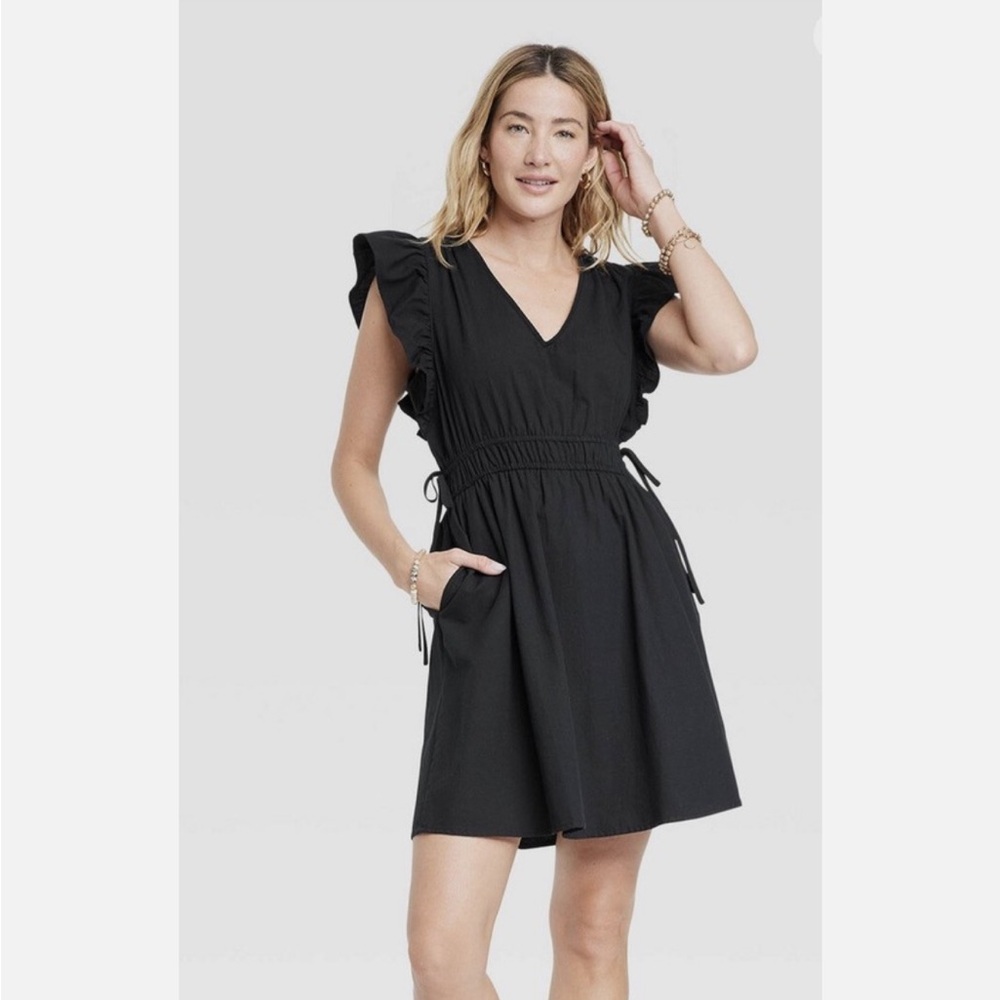 NWT Target Universal Threads Flutter Sleeve Mini Dress Size Small